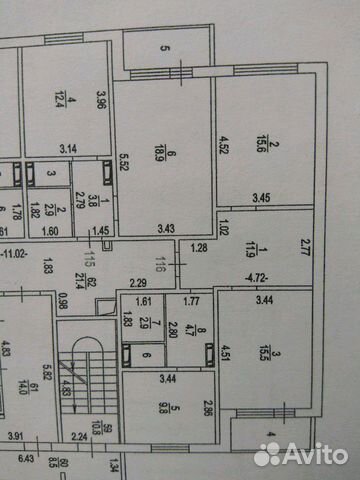 2-к квартира, 64 м², 13/17 эт.