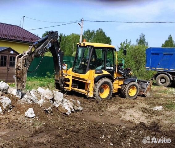 Аренда экскаватора погрузчика трактора 24 Ч