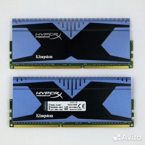 Продам комплект ddr3 Kingston HyperX KHX2400C11D3