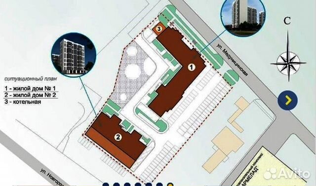1-к квартира, 40.5 м², 3/16 эт.