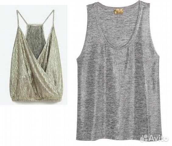 Новый вечерний топ Zara, HM р. М, цена за 2шт Новый вечерний топ Zara, HM р. М, цена за 2шт