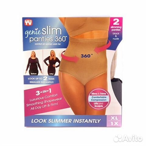 Genie Slim Panties корректирующие трусики 360 Genie Slim Panties корректирующие трусики 360