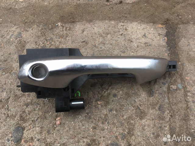 Ручка двери передняя левая Kia Rio 4 хром