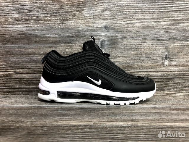Кроссовки Nike Air Max 97 Black White Кроссовки Nike Air Max 97 Black White