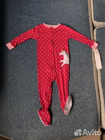 Carters комбинезон новый 18m (слип, пижама)