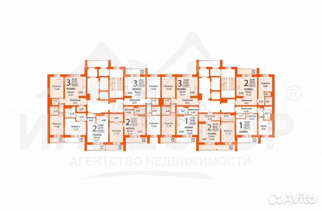 1-к квартира, 26.5 м², 1/18 эт.