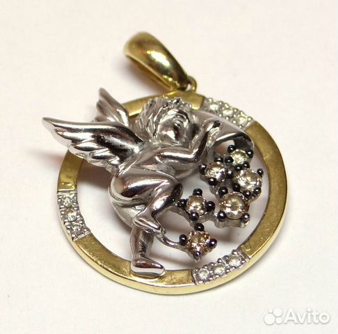 Золотой кулон SL 