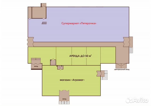 Торговое помещение, 150 м² Торговое помещение, 150 м²