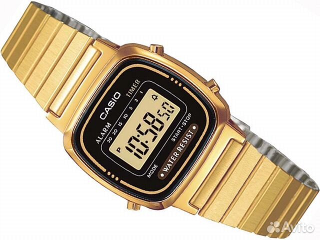 Часы женские, электронные Casio LA-670WGA-1 Часы женские, электронные Casio LA-670WGA-1