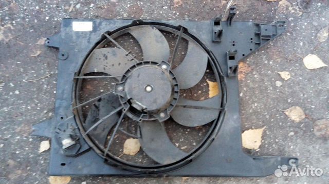 Диффузор с вентилятором в сборе Nissan Almera G15 Диффузор с вентилятором в сборе Nissan Almera G15