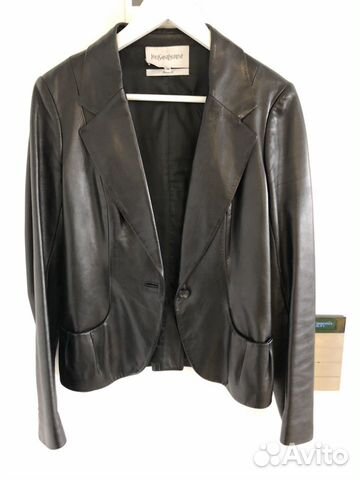 Куртка кожаная Yves Saint Laurent, оригинал Куртка кожаная Yves Saint Laurent, оригинал