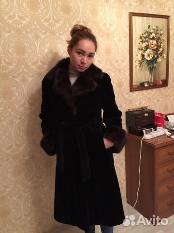 Шуба норка соболь