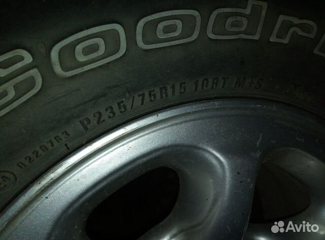Летняя резина bf goodrush 235/75R15