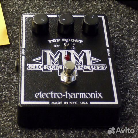 Гитарная педаль electro-harmonix Micro Metal Muff Гитарная педаль electro-harmonix Micro Metal Muff
