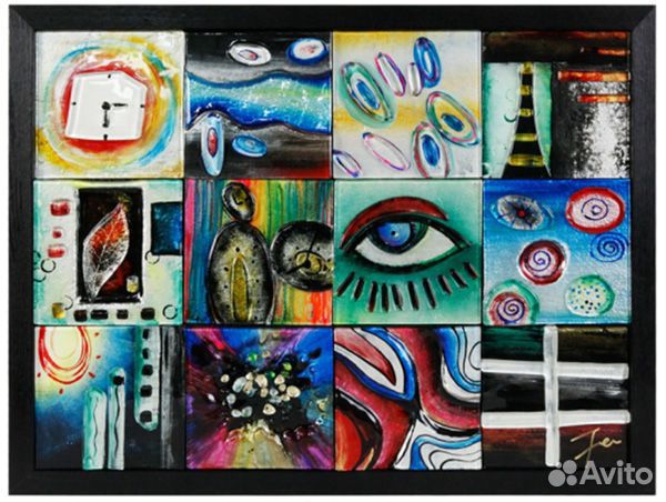 Картина Art Atelier Франция цветное стекло