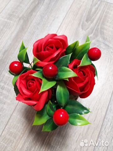 Розы из мыла Розы из мыла