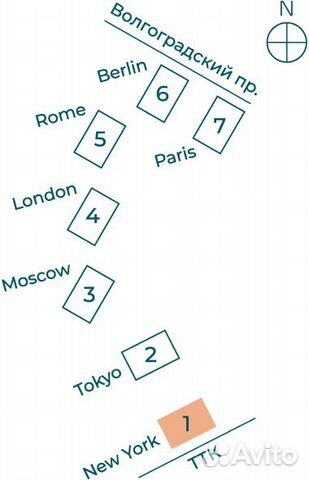 2-к квартира, 60.5 м², 8/33 эт. 2-к квартира, 60.5 м², 8/33 эт.