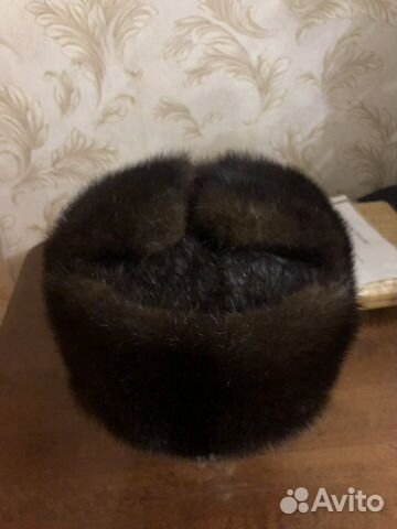 Норковая шапка-ушанка Норковая шапка-ушанка