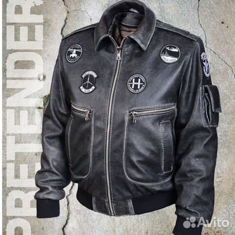 Кожаная куртка Pretender X-File -серый Кожаная куртка Pretender X-File -серый