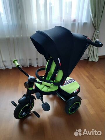 Детский велосипед-коляска VIP trike V5 зеленый