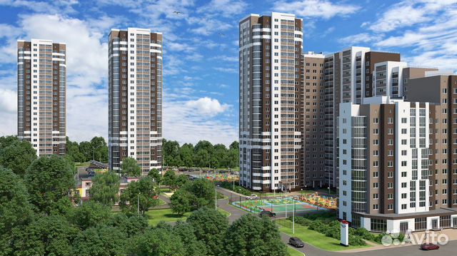 2-к квартира, 64 м², 7/15 эт.