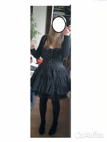 Платье чёрное
