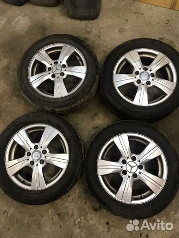 Комплект колёс в сборе на Mercedes b180 w245 Комплект колёс в сборе на Mercedes b180 w245