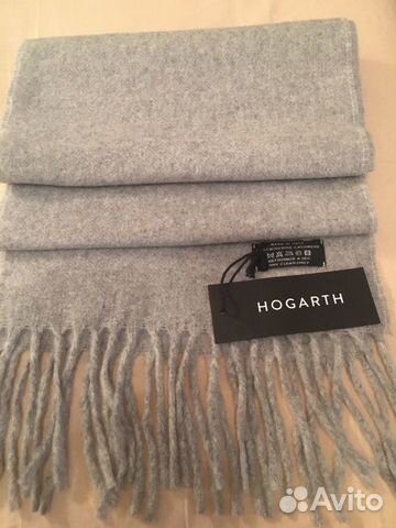 Мужской шарф, кашемир. Италия. Новый