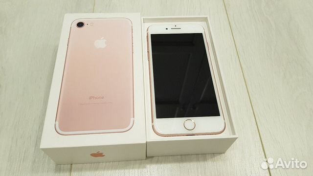 iPhone 7, rose gold, 128Gb в идеальном состоянии