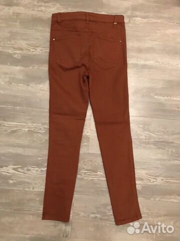 Джинсы pull&bear рыжие/коричневые, р-р S Джинсы pull&bear рыжие/коричневые, р-р S