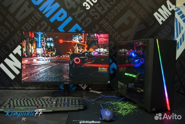 Игровой Пк с Монитором 22 Игровой Пк с Монитором 22