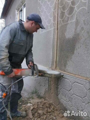 Алмазная резка. Резка бетона. Демонтаж стен
