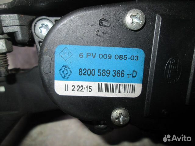 Педаль газа Nissan Almera G15 АКПП 8200589366D