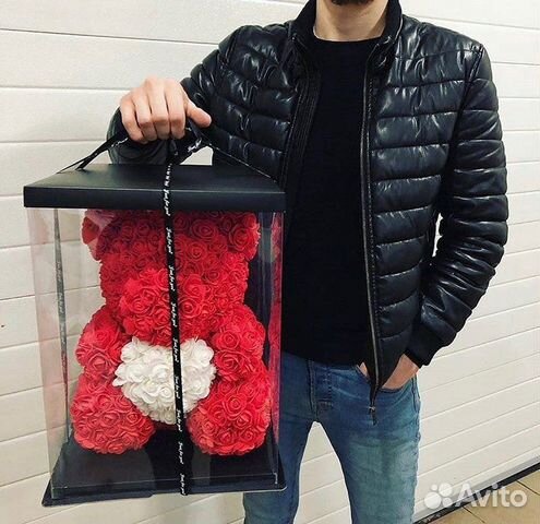 Мишки из 3D роз