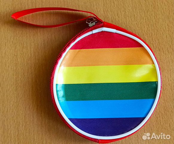 Радужный кошелёк-косметичка