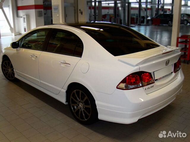 Спойлер Modulo с стоп-сигналом Honda Civic 4D Спойлер Modulo с стоп-сигналом Honda Civic 4D