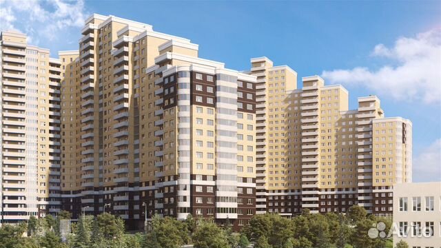 2-к квартира, 68.7 м², 3/25 эт.