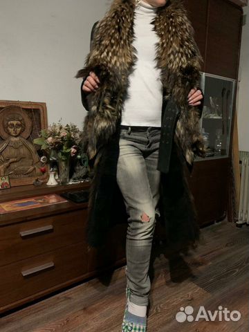 Дублёнка из натуральной кожи овчина с шикарным ено Дублёнка из натуральной кожи овчина с шикарным ено