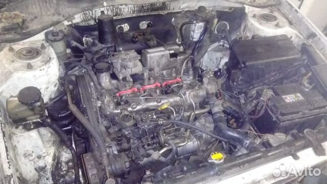 Toyota Caldina 2.2 AT, 1996, битый, 300 000 км