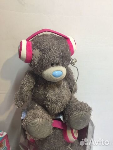 Мишка Teddy с наушниками.Мишка+Колонка Мишка Teddy с наушниками.Мишка+Колонка