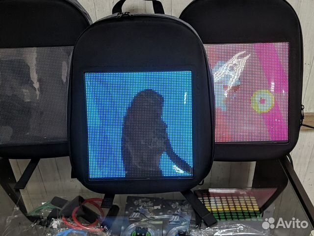 Рюкзак с led дисплеем. Доставка и Самовывоз Рюкзак с led дисплеем. Доставка и Самовывоз