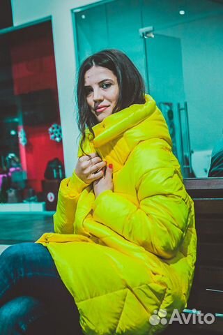 Пуховик удлиненный зимний