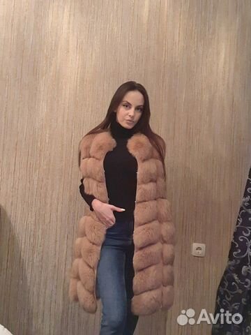 Меховой жилет из песца Меховой жилет из песца