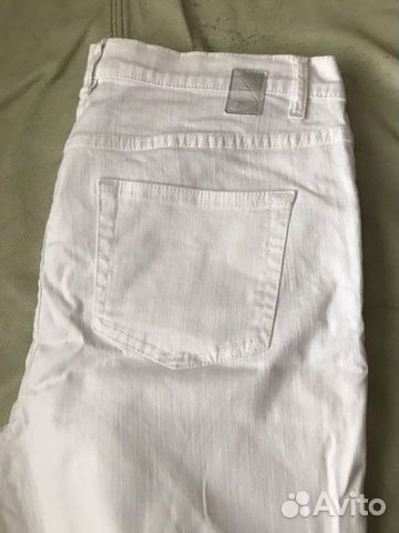 Брюки джинсовые белые Брюки джинсовые белые