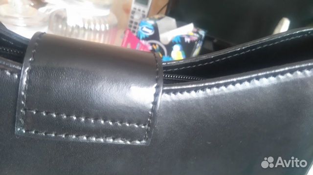 Сумка Simone Firenzi черная кожа