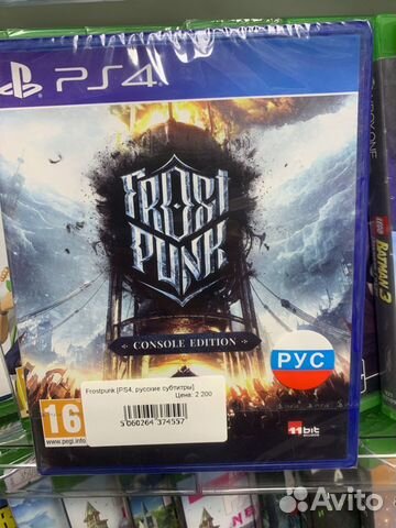 Ps4 Frost Punk новая Ps4 Frost Punk новая