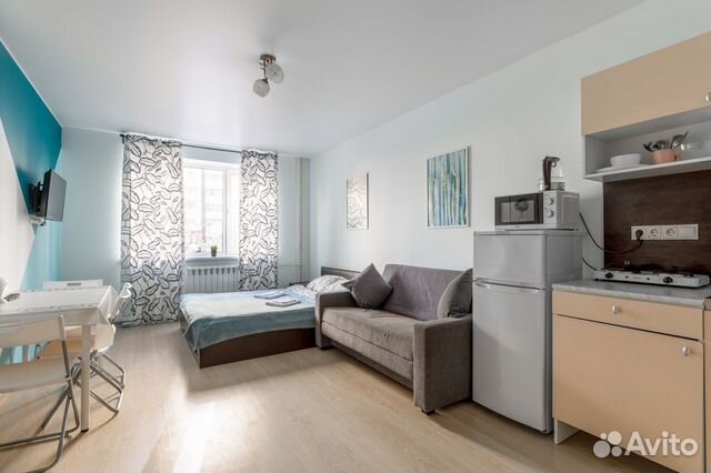 

Квартира-студия, 17 м², 2 кровати