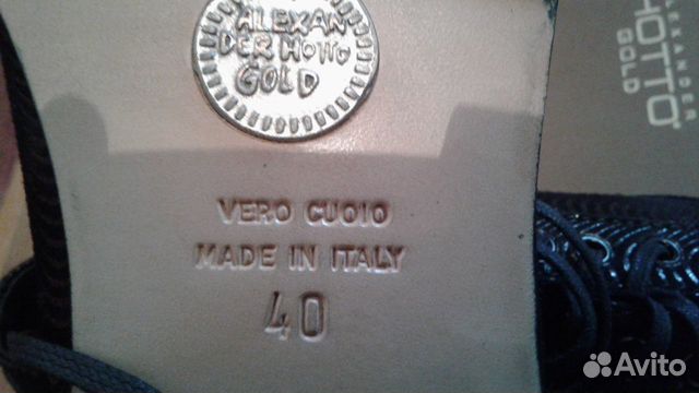 Туфли hotto gold h8 италия