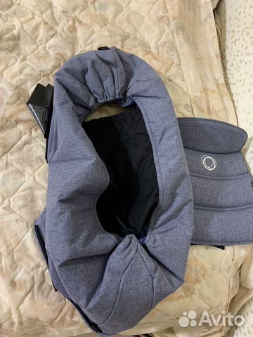 Новая ткань основы люльки bugaboo fox blue melange