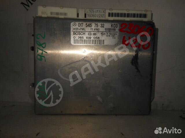 Блок управления ASR+PML Мерседес W210 1995-2002 Блок управления ASR+PML Мерседес W210 1995-2002